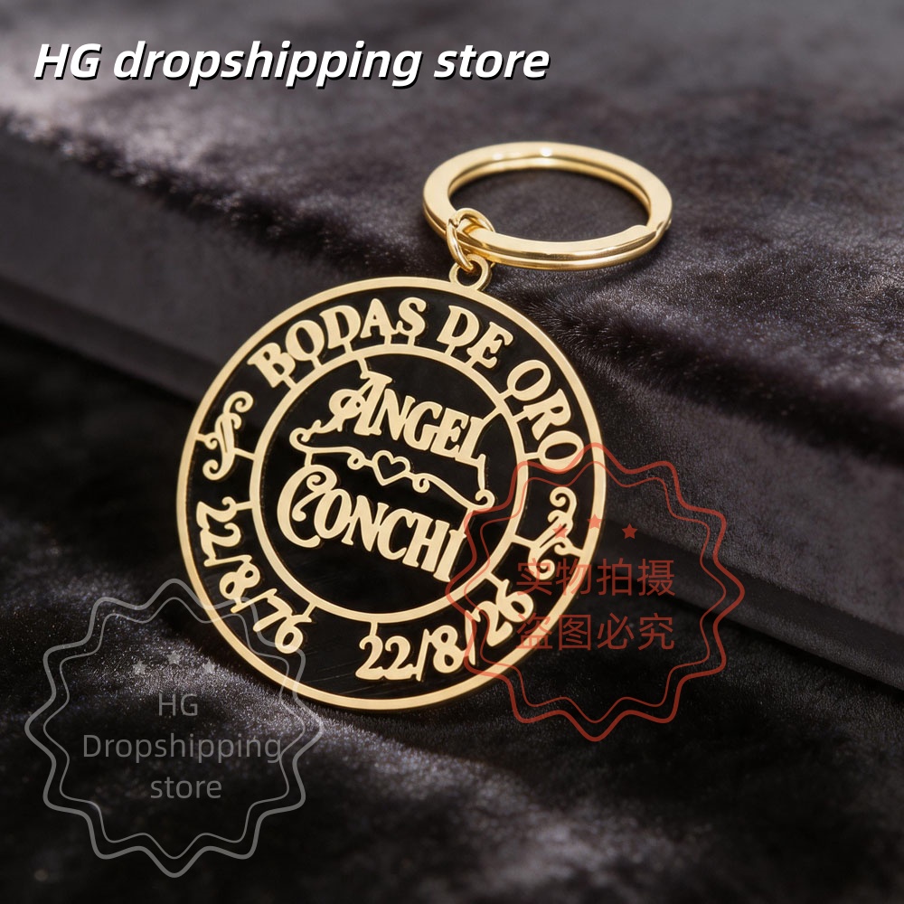 Portachiavi Personalizzato con - Men'S Fashion Gold Chain recensione e prezzo