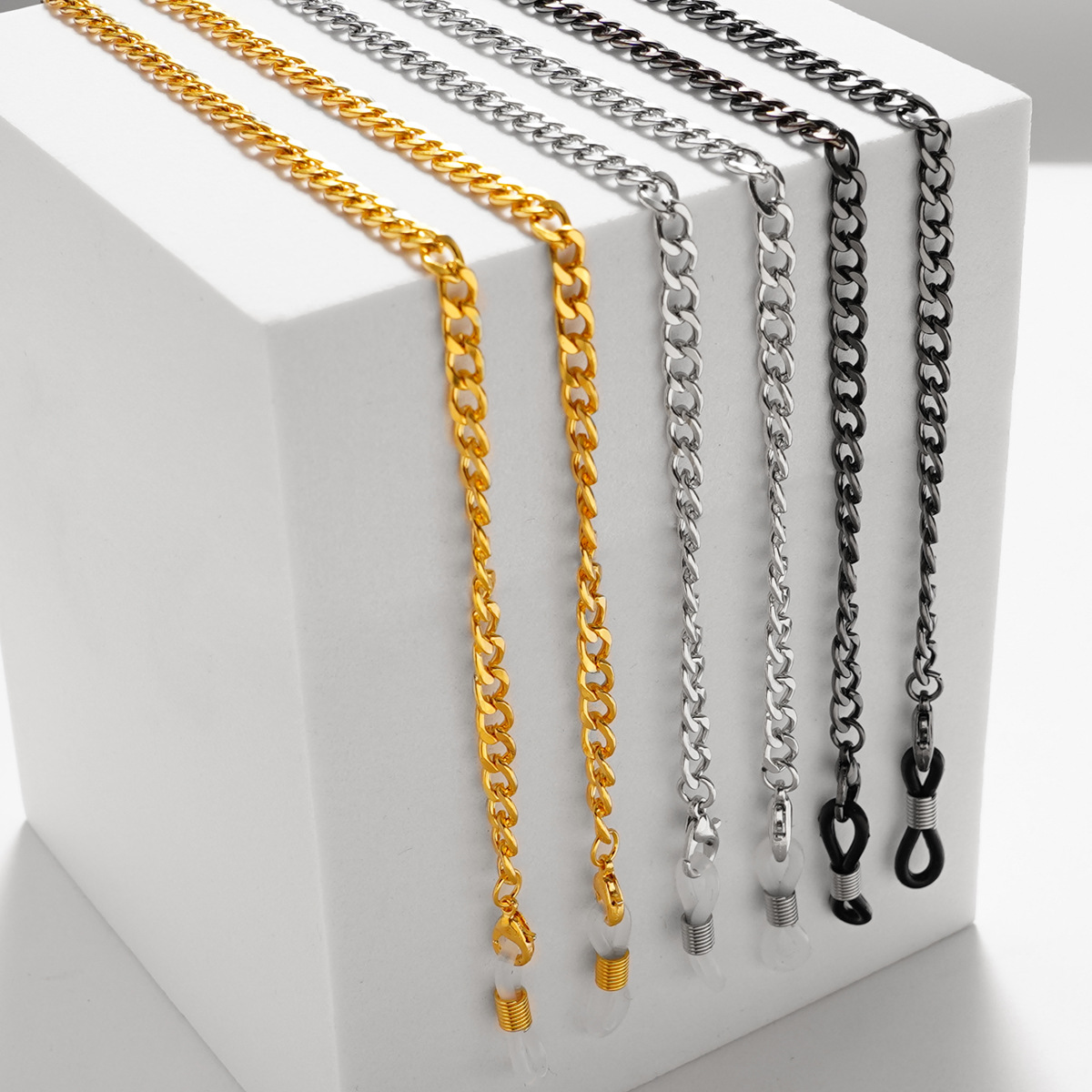 Catena a maglie semplice per o - Men'S Fashion Gold Chain recensione e prezzo