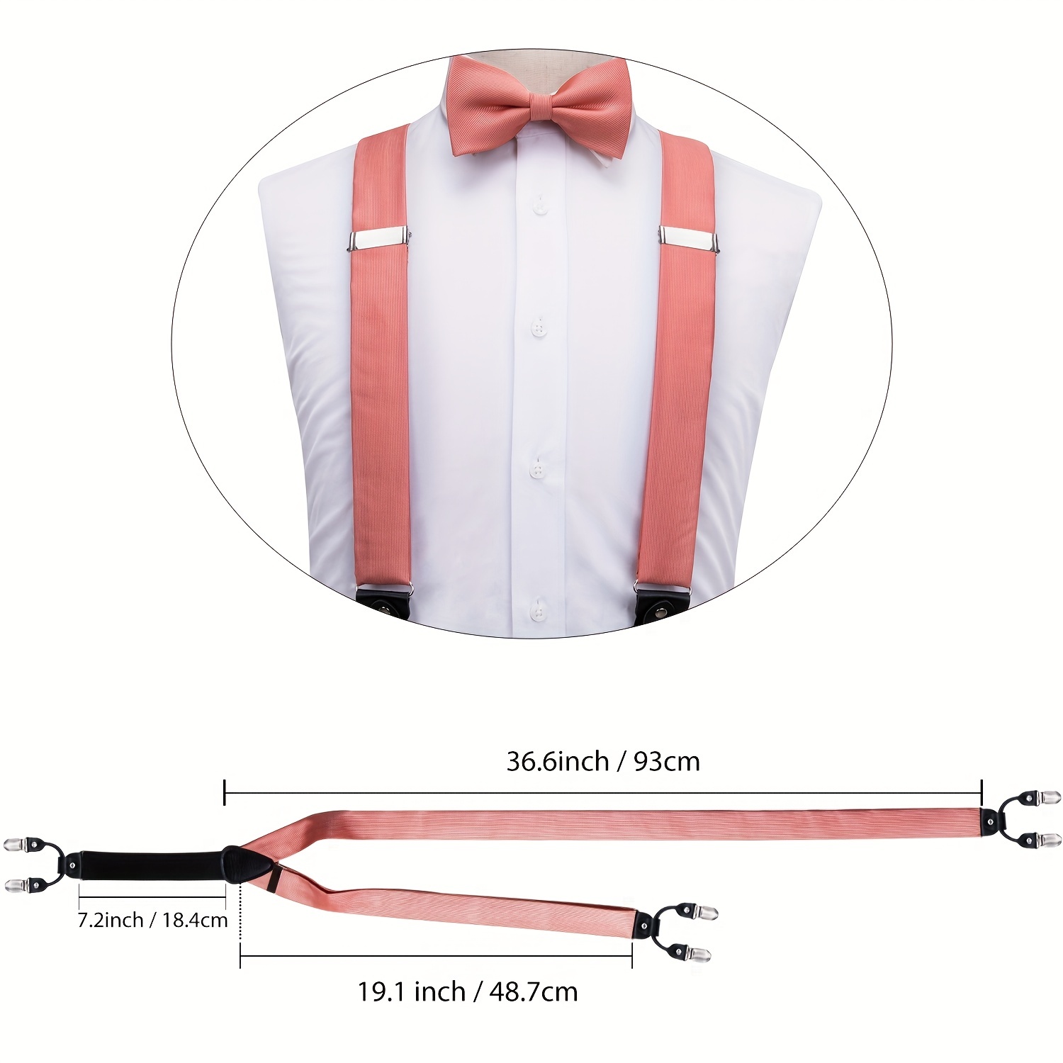 Bretelle da uomo in seta Hi-Ti - Suspenders Clip Men recensione e prezzo