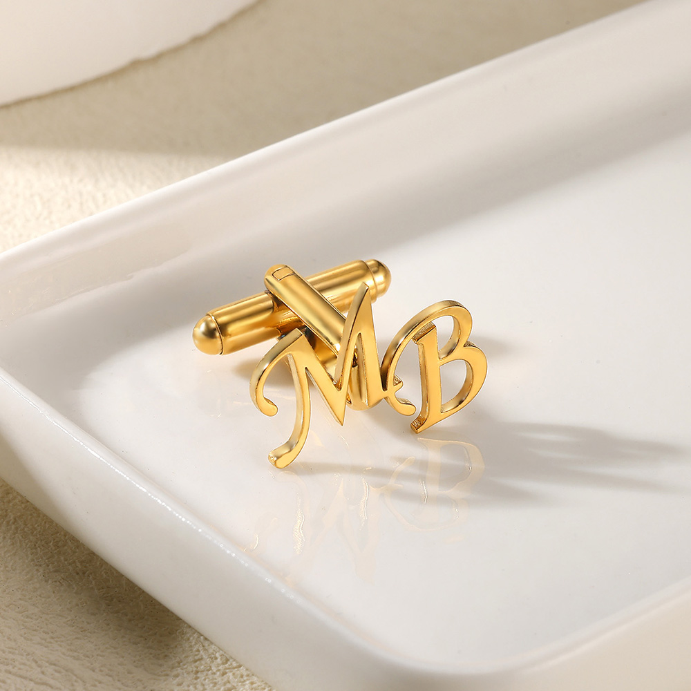 Gemelli con lettera iniziale p - Men'S Fashion Gold Chain recensione e prezzo