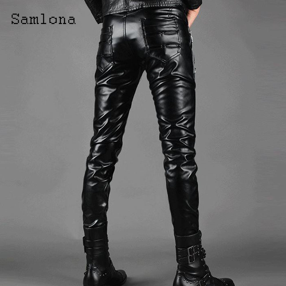 Pantaloni sexy in pelle Pu Gru - Men'S Fashion Pants 2025 recensione e prezzo