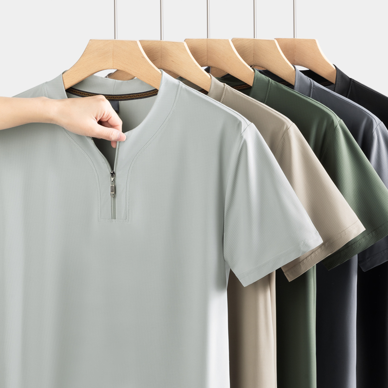 Maglietta Henley da uomo tagli - Mens Fashion Zip Up recensione e prezzo