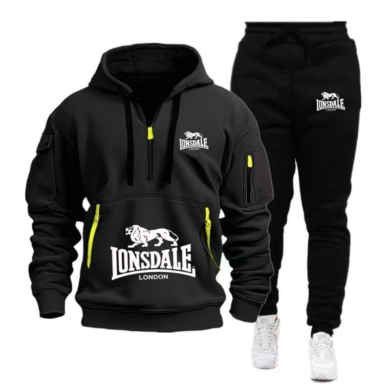 LONSDALE Set Felpa con Cappucc - Mens Fashion Zip Up recensione e prezzo