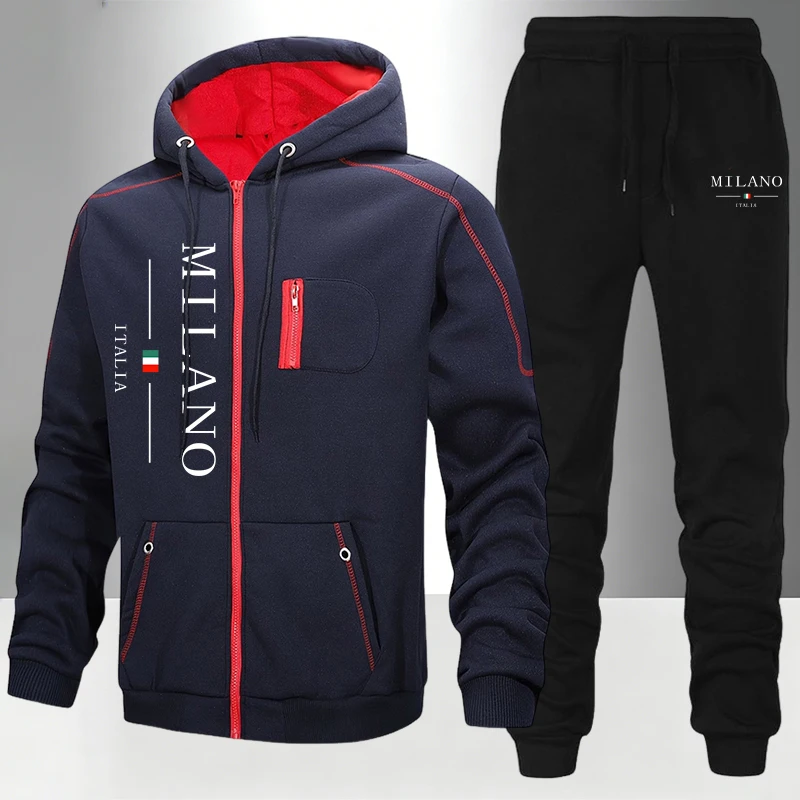 Completo da Uomo Moda Italiana - Mens Fashion Zip Up recensione e prezzo