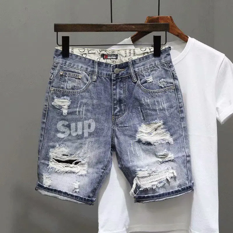 Pantaloni Jeans corti da uomo  - Mens Fashion Denim recensione e prezzo