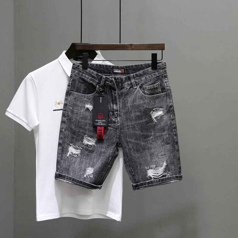 Pantaloni Jeans corti da uomo  - Mens Fashion Denim recensione e prezzo