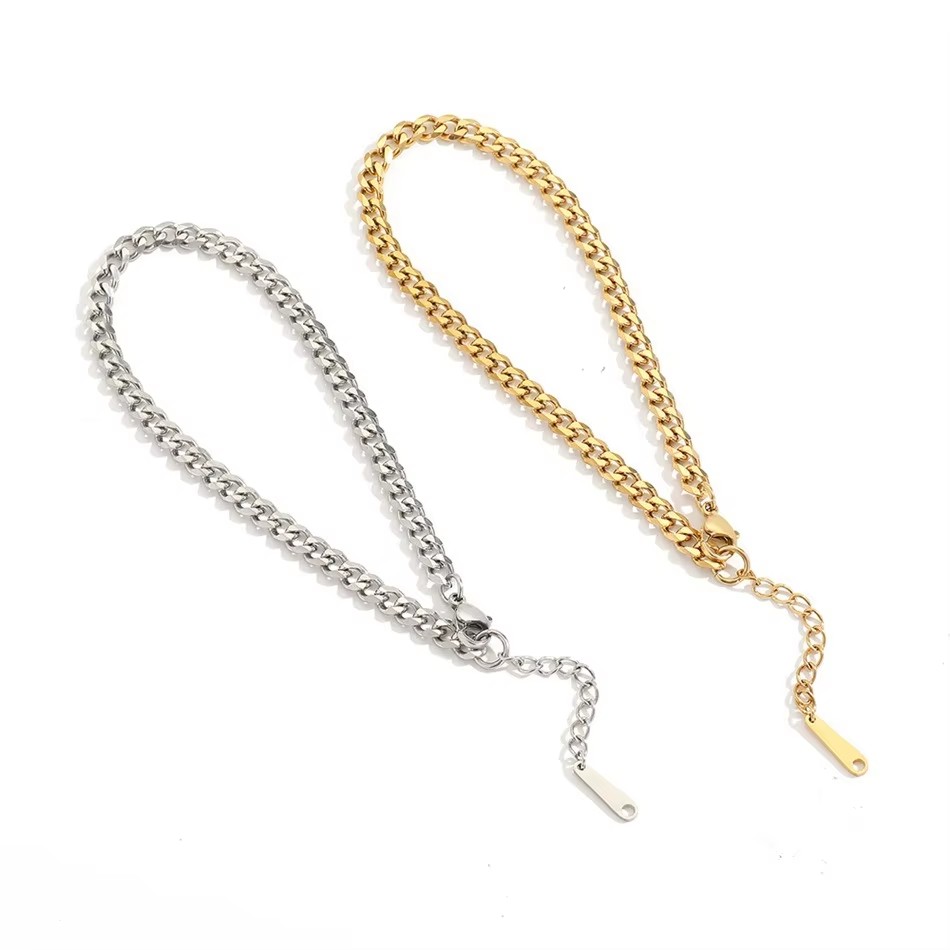 Cavigliere a catena cubana sem - Men'S Fashion Gold Chain recensione e prezzo