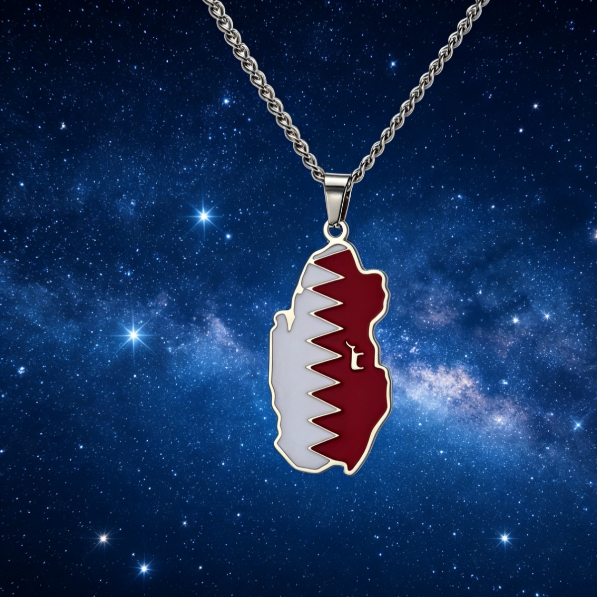 Collana con Mappa del Qatar a  - Men'S Fashion Qatar recensione e prezzo